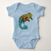 Chameleon reptile ink romper (Voorkant)