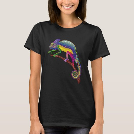 Chameleon Reptile Keeper Herpetologist Animal T-shirt (Voorkant)