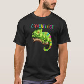 Chameleon Reptiles Iguano Lizard Camouflage Terrar T-shirt (Voorkant)