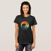 Chameleon Retro Sunset T-shirt (Voorkant volledig)