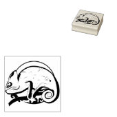 Chameleon Rubberstempel (Gestempeld)