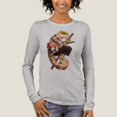 Chameleon Samurai – Getatoeëerde krijger met Katan Tri-Blend Shirt (Voorkant)