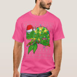 Chameleon Santa Hat Xmas Lights Ugly Christmas Cha T-shirt<br><div class="desc">Vier de feestdagen in een unieke stijl met dit leuke en feestelijke Chameleon Santa Hat Xmas Lights Ugly Christmas-ontwerp. Opvallen op elk vakantiefeest!</div>