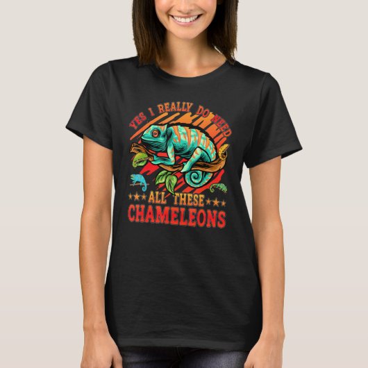 Chameleon  Saying 6 T-shirt (Voorkant)