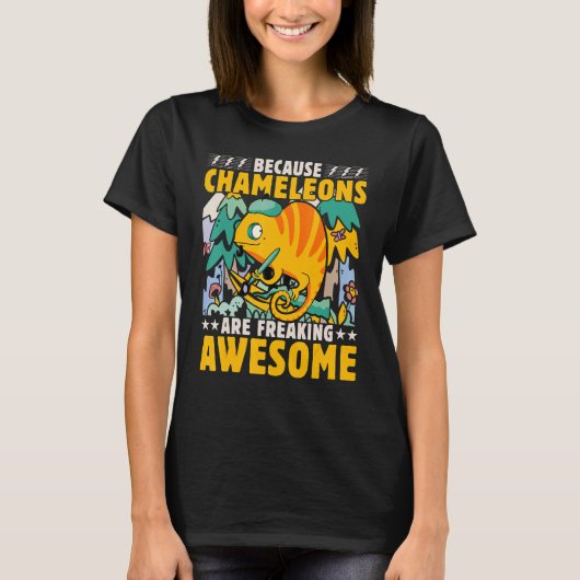 Chameleon  Saying 7 T-shirt (Voorkant)