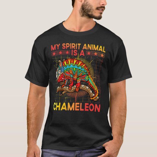 Chameleon  Saying 8 T-shirt (Voorkant)