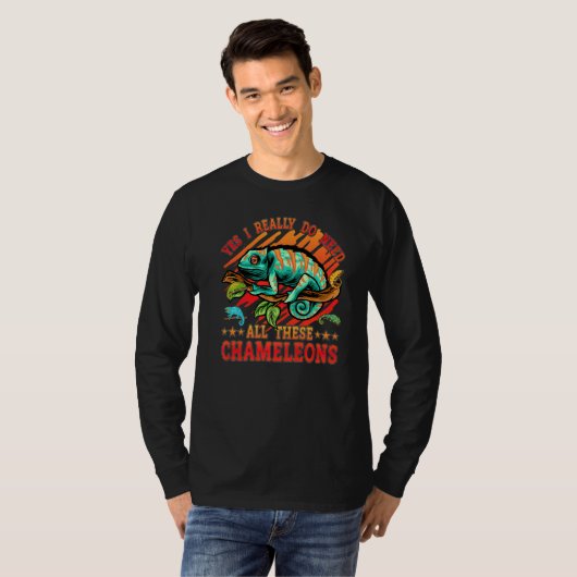 Chameleon Saying T-shirt (Voorkant volledig)