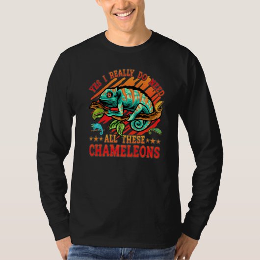 Chameleon Saying T-shirt (Voorkant)