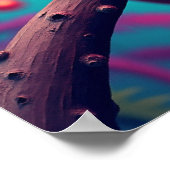 Chameleon Shades – Pop Art Mode Meme Pet Poster (Hoek)