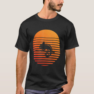 Chameleon Shadow Silhouette voor een zon T-shirt