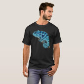chameleon shirt blue (Voorkant volledig)