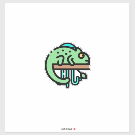 Chameleon Sticker (Vel)