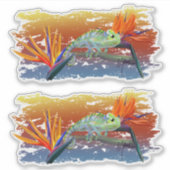 Chameleon  sticker (Voorkant)
