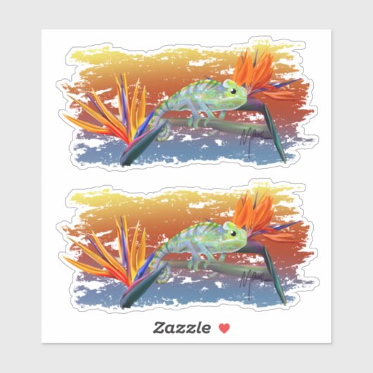 Chameleon sticker (Vel)