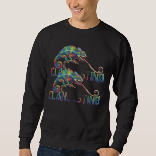 Chameleon T-Shirt – Colorful Design (Voorkant)