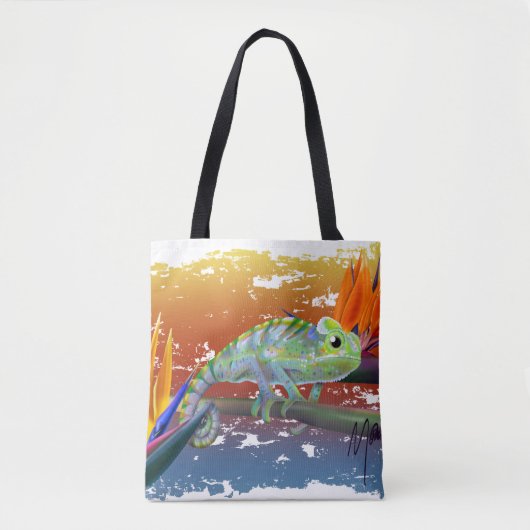 Chameleon tote bag (Voorkant)
