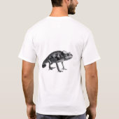Chameleon verandert alles t-shirt (Achterkant)