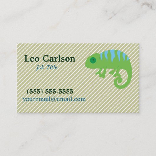 Chameleon Visitekaartje (Voorkant)