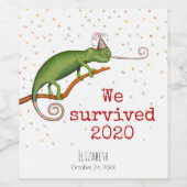 Chameleon Wijn Etiket (Enkel label)