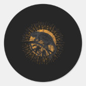 Chameleon Wildlife Conservation Animal Reptile Lov Ronde Sticker (Voorkant)