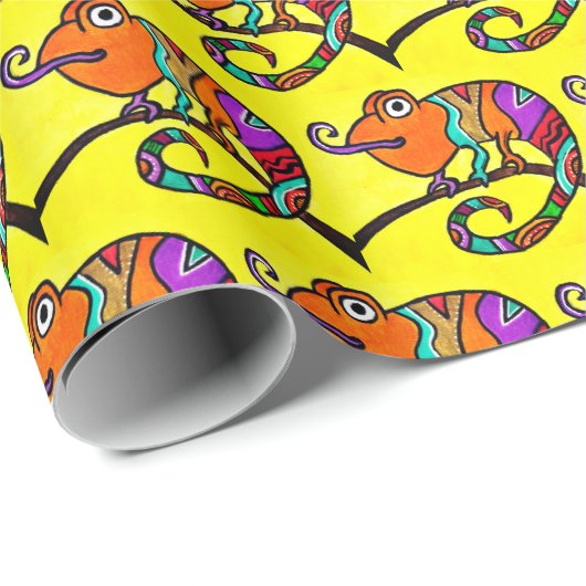 Chameleon Wrapping Paper Cadeaupapier (Rol Hoek)
