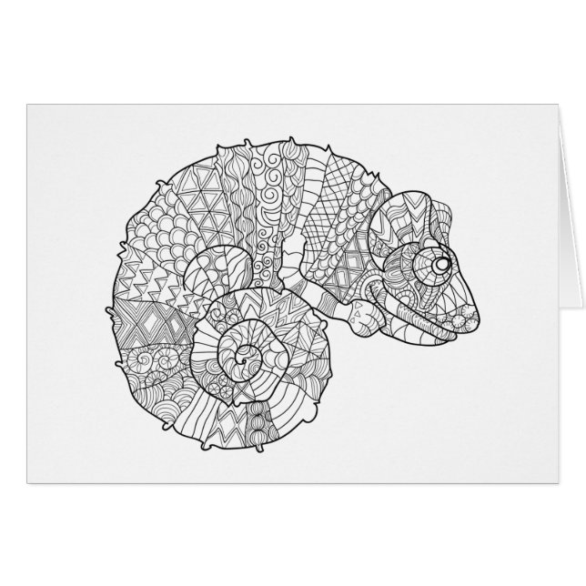 Chameleon Zendoodle (Voorkant Horizontaal)