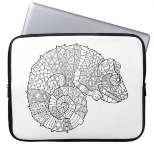 Chameleon Zendoodle Laptop Sleeve