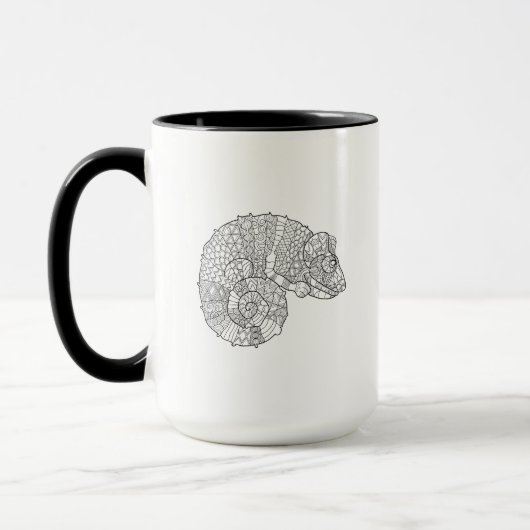 Chameleon Zendoodle Mok (Links)