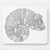Chameleon Zendoodle Muismat (Voorkant)