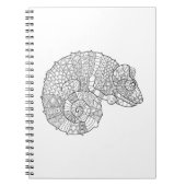 Chameleon Zendoodle Notitieboek (Voorkant)