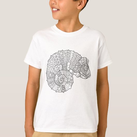 Chameleon Zendoodle T-shirt (Voorkant)