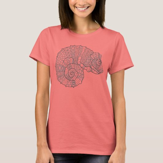 Chameleon Zendoodle T-shirt (Voorkant)