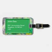 Chameleonoog Bagagelabel (Voorkant horizontaal)