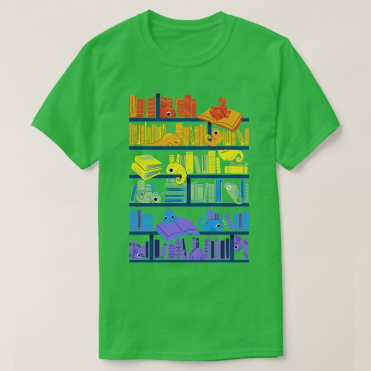 Chameleons Library T-shirt (Design voorkant)