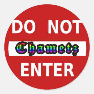 CHAMETZ - GA NIET IN RONDE STICKER