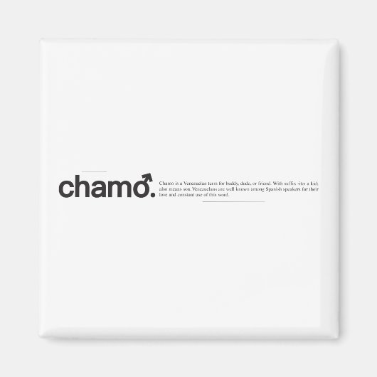 Chamo Magnet (Voorkant)