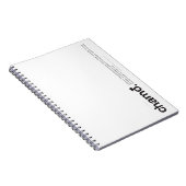 Chamo Notitieboek (Rechterzijde)