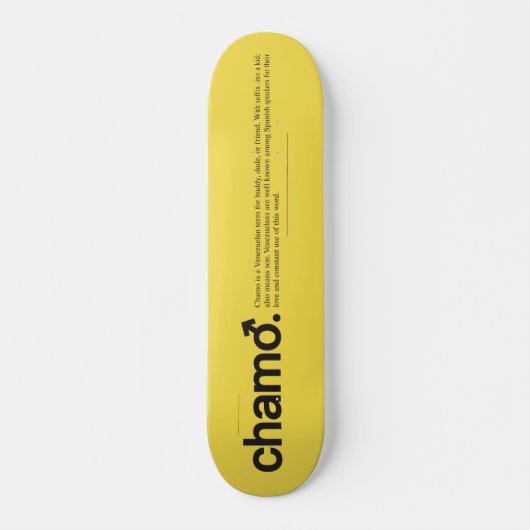 Chamo Persoonlijk Skateboard (Voorkant)