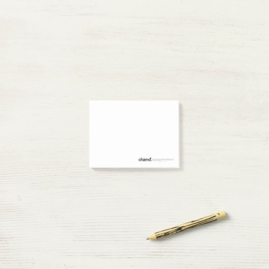 Chamo Post-it Notes (Op bureau)