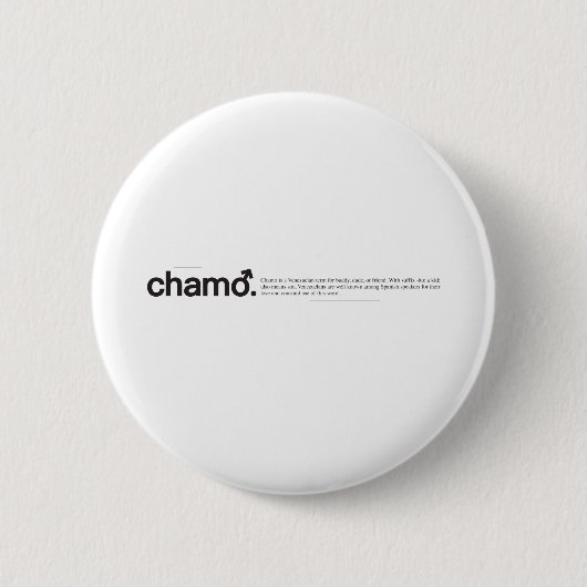 Chamo Ronde Button 5,7 Cm (Voorkant)