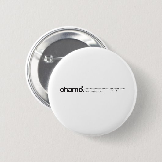Chamo Ronde Button 5,7 Cm (Voorkant /achterkant)