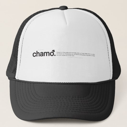Chamo Trucker Hat Pet (Voorkant)