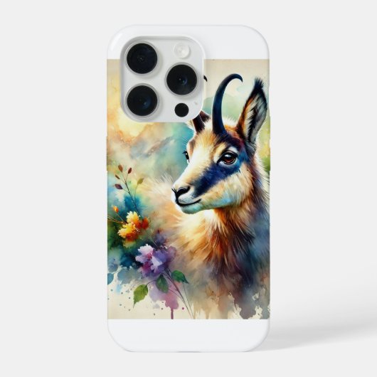 Chamois 111024AREF135 - Watercolor iPhone Hoesje (Achterkant)