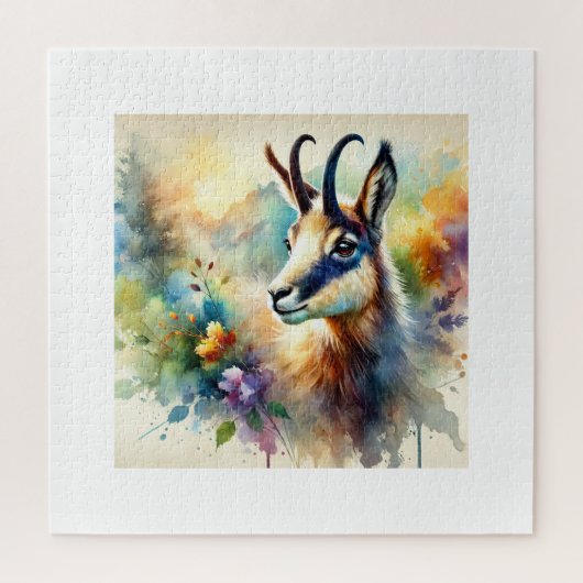 Chamois 111024AREF135 - Watercolor Legpuzzel (Verticaal)
