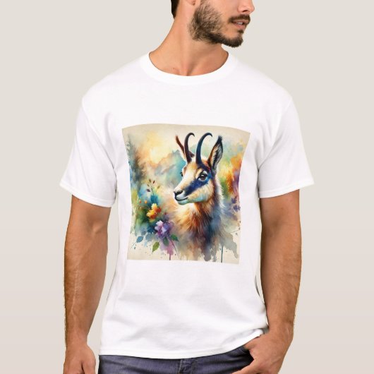 Chamois 111024AREF135 - Watercolor T-shirt (Voorkant)
