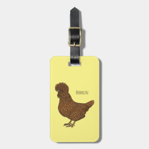 Chamois polish cartoon bagagelabel