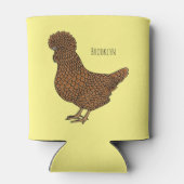 Chamois polish cartoon blikjeskoeler (Achterkant)