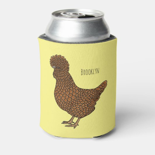 Chamois polish cartoon blikjeskoeler (Blikje Achterkant)