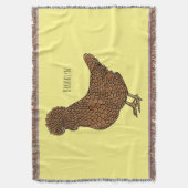 Chamois polish cartoon deken (Voorkant Verticaal)