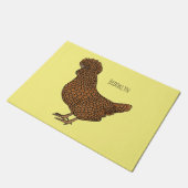 Chamois polish cartoon deurmat (Schuin)